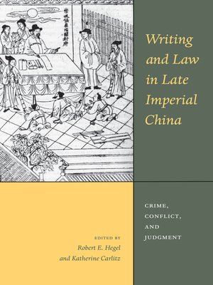 cover image of Writing and Law in Late Imperial China